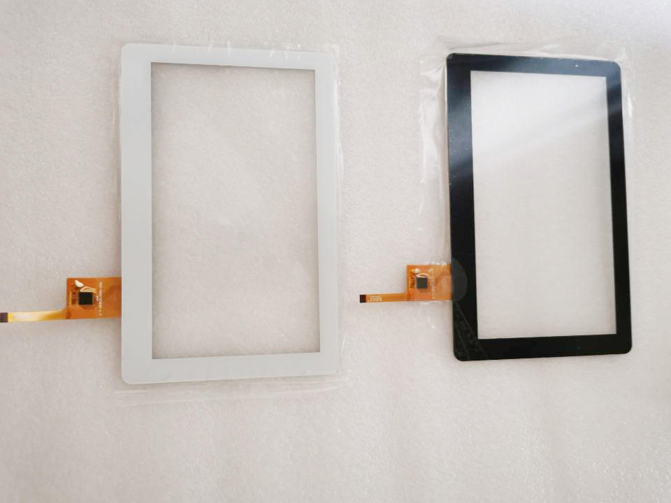 CUSTOMIZED- WHITE- AND- BLACK –COVER- LENS- 7- INCH- CAPACITIVE- TOUCH -SCREEN
